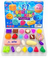 Squishy antistresinių žaislų Advento rinkinys (24 vnt.)