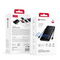 FORCELL F-ENERGY F30K6 Multicharge powerbank with built-in cables Type C and Lightning PD QC3.0 3A 65W 27000 mAh black