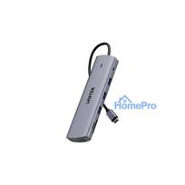 UNITEK D1113BGY01 interface hub 2 x USB 3.2 Gen 2 (3.1 Gen 2) Type-C 1000Mbit / s Grey