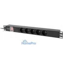 Lanberg PDU-05E-0200-BK 5AC 2m black
