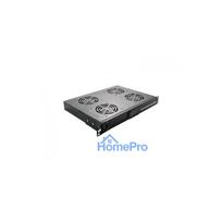 1U four-fan unit for 19" switch cabinet, with LCD display and thermostat