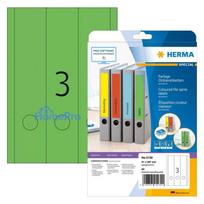 HERMA Ordneretiketten 61,0 x 297,0 mm grün