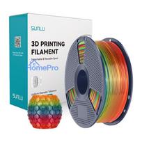 3D Printing Filament - Sunlu PLA Transparent Rainbow 01 Filament, ±0.02 mm, Variegated