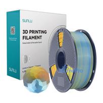 3D Printing Filament - Sunlu PLA+ Silky Four Color Filament 1.75 mm Blue-Purple-Orange-Yellow