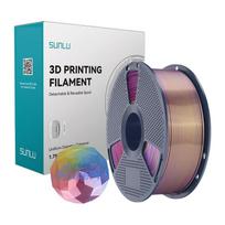 3D Printing Filament - Sunlu PLA+ Silky Four Color Filament 1.75 mm Blue-Purple-Red-Gold