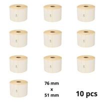 Zebra 800263-205 76mm x 51mm Thermal Paper Labels 25 mm Core Dore Manufacturer, 10 pcs