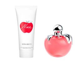 Rinkinys Nina Ricci Nina moterims: tualetinis vanduo EDT, 50 ml + kūno losjonas, 75 ml