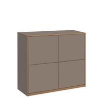 Komoda Mebelbos Complex 4d, 120x40x101,6 cm, ruda