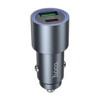 HOCO Z60 car charger USB A QC 3.0 + Type C PD black