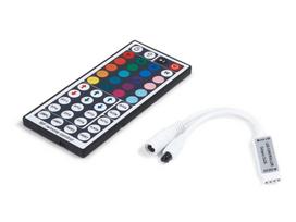 Infraraudonųjų spindulių (IR) valdiklis IR-RGB-44 72W, skirtas RGB LED juostoms