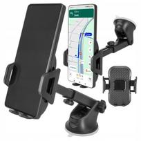 Telefono laikiklis Automobilinis telefono laikiklis su siurbtuku ant stiklo ar prietaisų skydelio