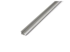 Aliuminio X profilis LED juostelėms - neapdorotas sidabrinis - 2 m