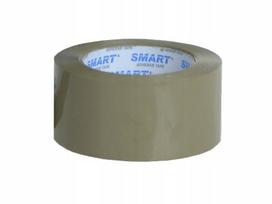 Smart rudos lipnios pakavimo juostos 48mm/55y su kaučiuko klijais