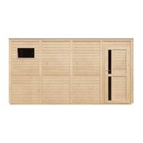Medinis sodo namelis 8,16 m2 TIMBELA M327F1+M327G