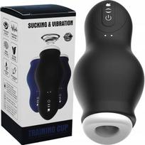 Automatinis vyriškas masturbatorius: 7 siurbimo ir 7 vibracijos režimai