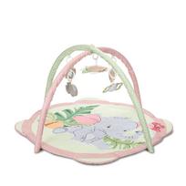 Lavinamasis kilimėlis Lorelli Safari Friends Elephant Pink