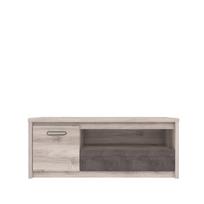 TV staliukas Mebelbos Jazz 1d1s 125, 126,6x40,3x52,4 cm, rudas