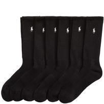 Kojinės vyrams, Juoda, Cas crew 6pk-crew sock-6 pack