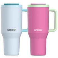 Kambukka Rio 950 ml terminiai puodeliai su šiaudeliu, 2 vnt.