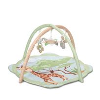 Lavinamasis kilimėlis Lorelli Safari Friends Giraffe Green