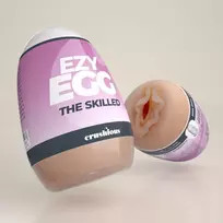 Crushious Ezy Egg The Skilled Purple - Compact Intimate Device TPE/ABS