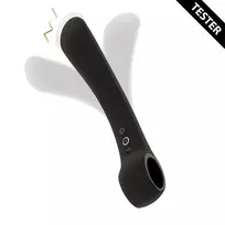 VIVE Ombra Flexible Vibration Device Black - Ergonomic Silicone Tester
