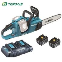 Makita DUC353PT2 akumuliatorinis grandininis pjūklas, dvigubas kroviklis 2x5,0Ah 36V=2x18V