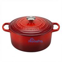 Le Creuset Signature round roasting pan 24 cm nectar