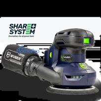 W04301 WUBER 125mm cordless orbital sander