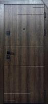 Išorinės buto durys Domoletti STYLE, dešininės, ruda sp., 205 x 86 x 11 cm