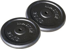 Diskinis svoris Master, 2 x 25 kg, juoda sp.
