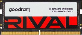GOODRAM RIVAL Red 16GB DDR5 5600 MHz SO-DIMM GGEES5-56L40S/16G