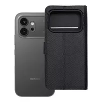 OEM Flip case for Honor 600 4Card RFID anti-theft tech fabric black