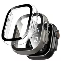 Tech-Protect DEFENSE 2-PACK APPLE WATCH ULTRA 1 / 2 / 3 / 4 (49 MM) TITANIUM  AND  CLEAR