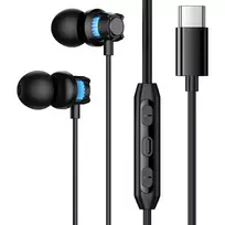 Borofone Earphones BM98 Solaris with microphone Type C (DAC) luminous black