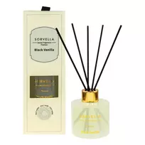 SORVELLA , Black Vanilla, Fragrance Sticks, Aroma Reed Diffuser, 120 ml