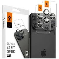 Spigen Optik Pro Glas.TR "EZ FIT" Camera Protector 2pcs for iPhone 14 Pro / 14 Pro Max / 15 Pro / 15 Pro Max / 16 Pro / 16 Pro Max / 17 Pro / 17 Pro Max titanium