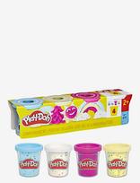 Play Doh - 4-Pack Play-Doh Confetti Med Speciallera - Play Dough - Marga / raštuota