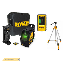 DW088CG DeWALT lazerinis nivelyras + DE0892G detektorius + DE0881T stovas