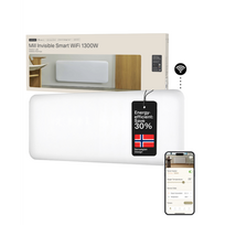 PA1300WIFI4 Mill Invisible Smart WiFi Heater | PA1300WIFI4 | Panel Heater | 1300 W | Suitable for rooms up to 15-19 m² | White | IPX4
