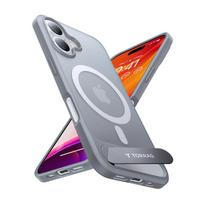 Torras Pstand Series dėklas iPhone 16 Plus (Titanium gray)