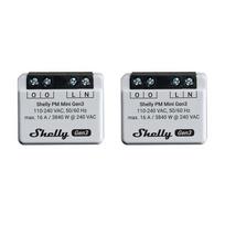 Shelly PM Mini Gen3 2 valdiklių rinkinys, WiFi/Bluetooth