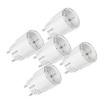 5 vnt. Shelly Plug S MTR Gen3 12A išmaniųjų kištukinių lizdų rinkinys (baltas)