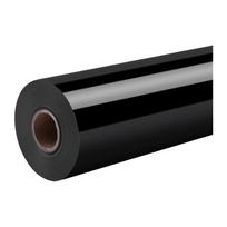 HTVRONT blizgi lipni plėvelė, 30.5 cm x 180 cm (juoda)