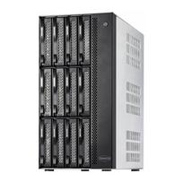 Terramaster T12-500 Pro NAS failų serveris su Intel Core i7-1255U, 16GB RAM, 12 lizdų