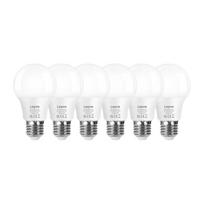 LEPRO 100089-WW-EU-6 LED lemputė, E27, A60, 8,5W (60W), 806 lm, 2700K (šilta), 180°, 6 vnt.