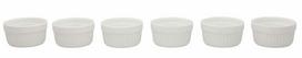 Keramikinis kepimo indas, rinkinys Kitchen&GO, balta sp., 7 cm x 7 cm, 0.08 l