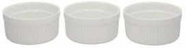 Keramikinis kepimo indas, rinkinys Kitchen&GO, balta sp., 10 cm x 10 cm, 0.245 l
