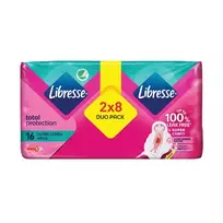 Higieniniai paketai LIBRESSE INVISIBLE SUPER, 16 vnt.