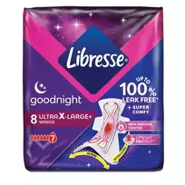 Paketai LIBRESSE ULTRA NIGHT EXTRA, 8 vnt.